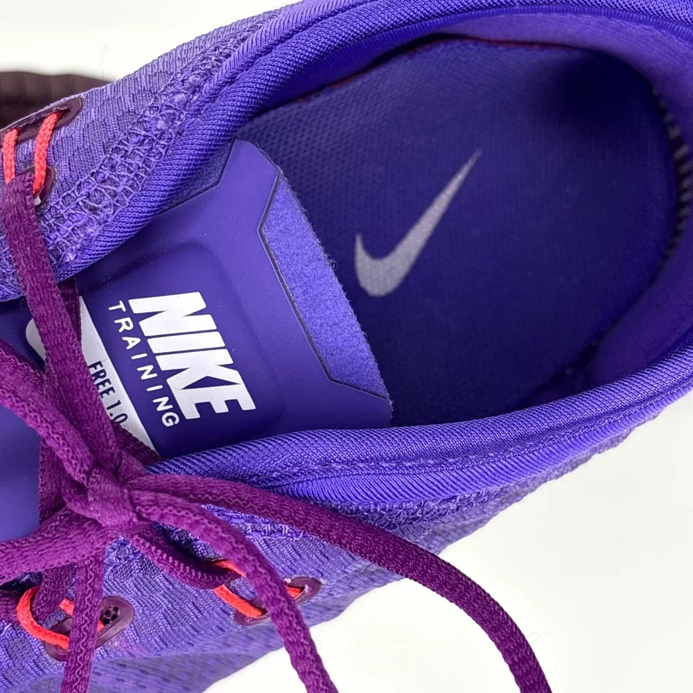 Nike Free 1.0 Cross Bionic Women's 9 Purple Training Shoes 641530-500